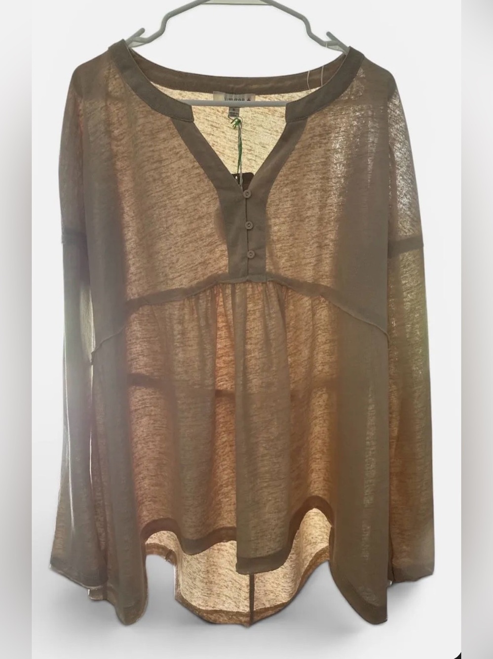 Umgee Baby Doll Top - XL - A037 - PTP 22”